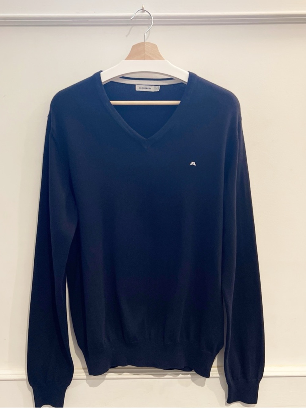 J. Lindeberg Melvin V-Neck Sweater Fine Cotton
